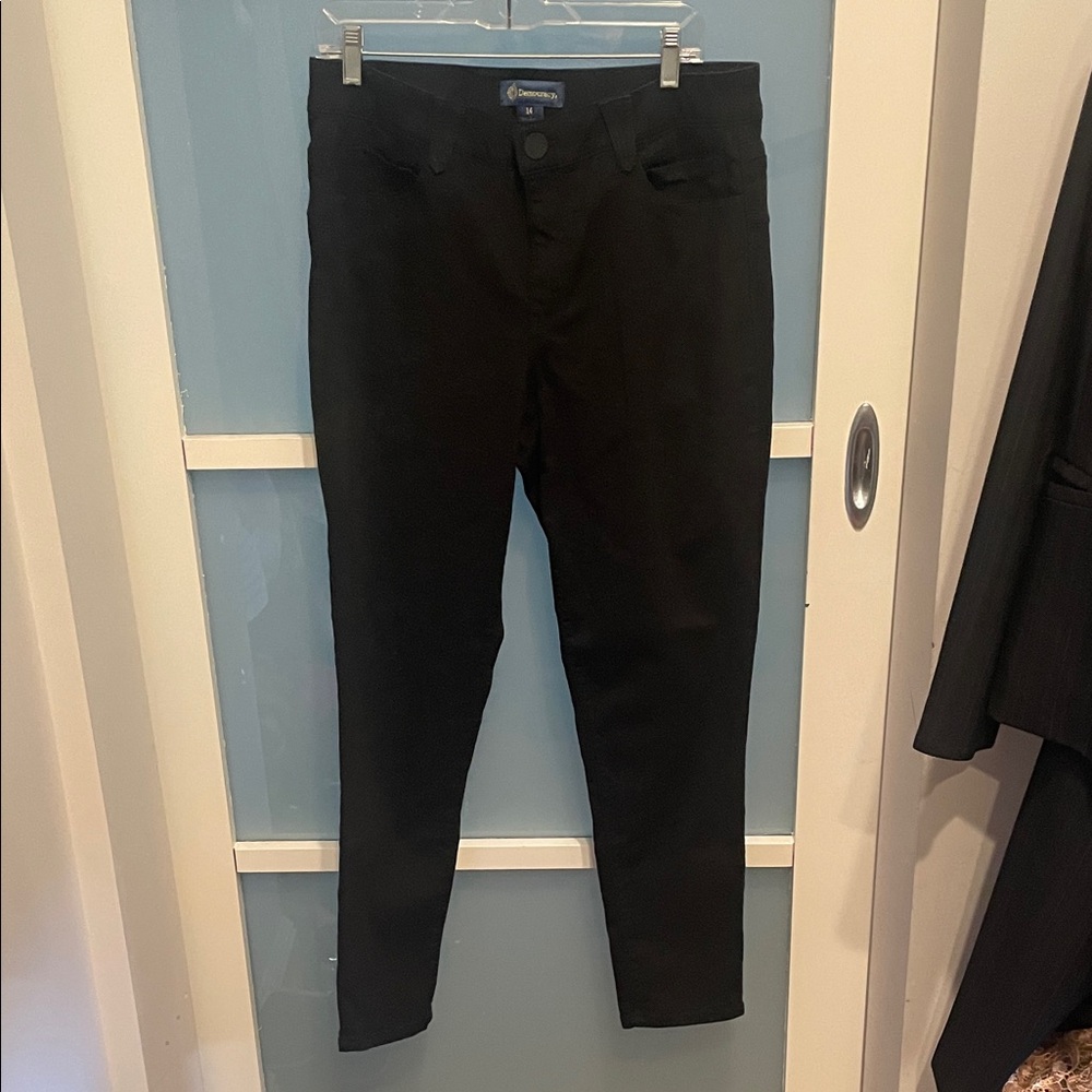 Democracy Black Ab-solution Jeans, 14, EUC